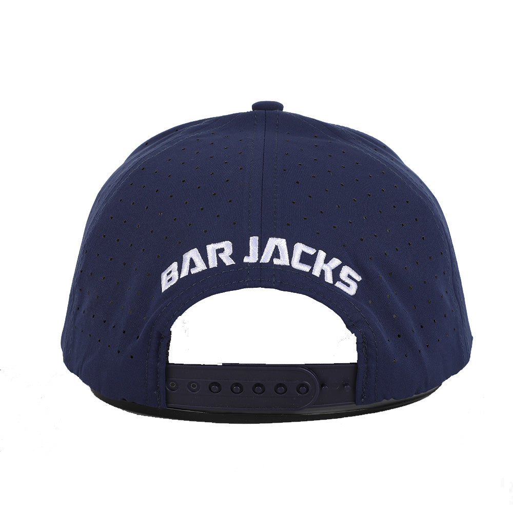 Bar Jacks Navy Tuna Performance Snapback Hat