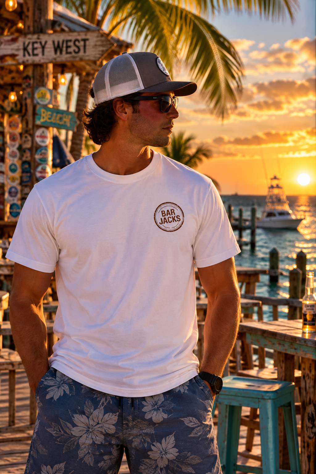 The Drunken Angler Cotton Tee