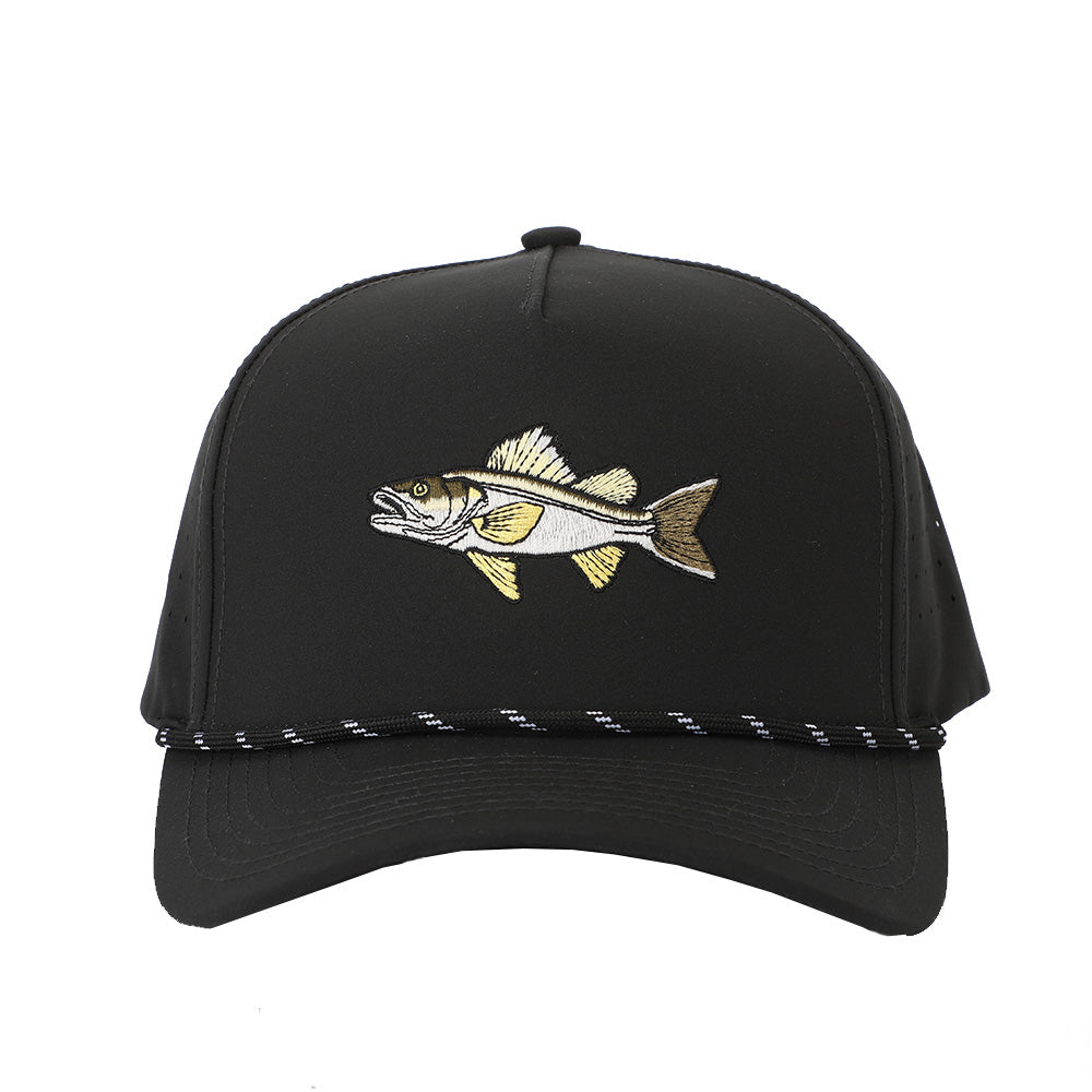 Bar Jacks Black Snook Performance Snapback Hat