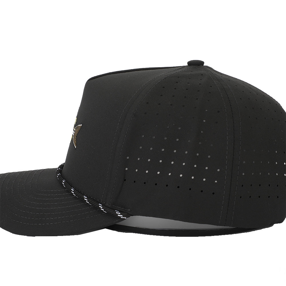 Bar Jacks Black Snook Performance Snapback Hat