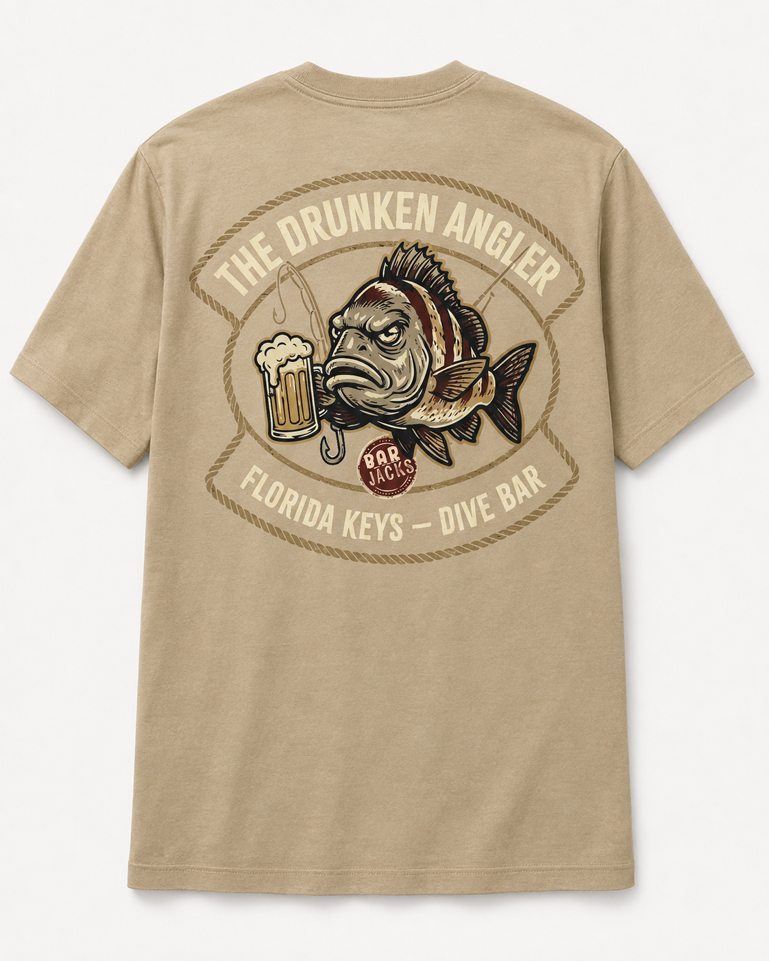 The Drunken Angler Cotton Tee