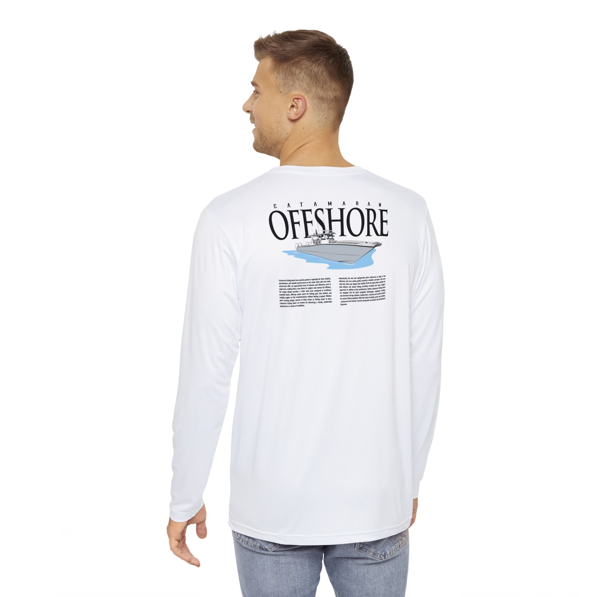 Signature Boat Collection Performance Long Sleeve Fishing Shirt - Catamaran
