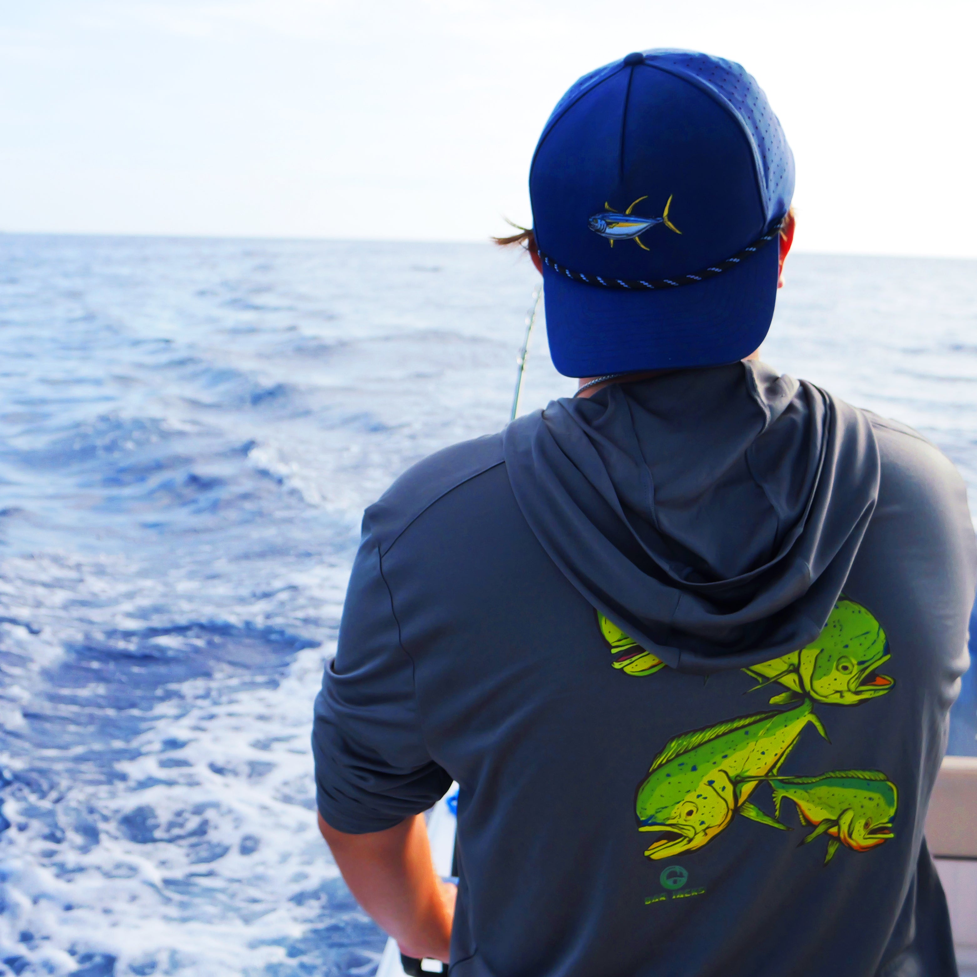 Bar Jacks Navy Tuna Performance Snapback Hat