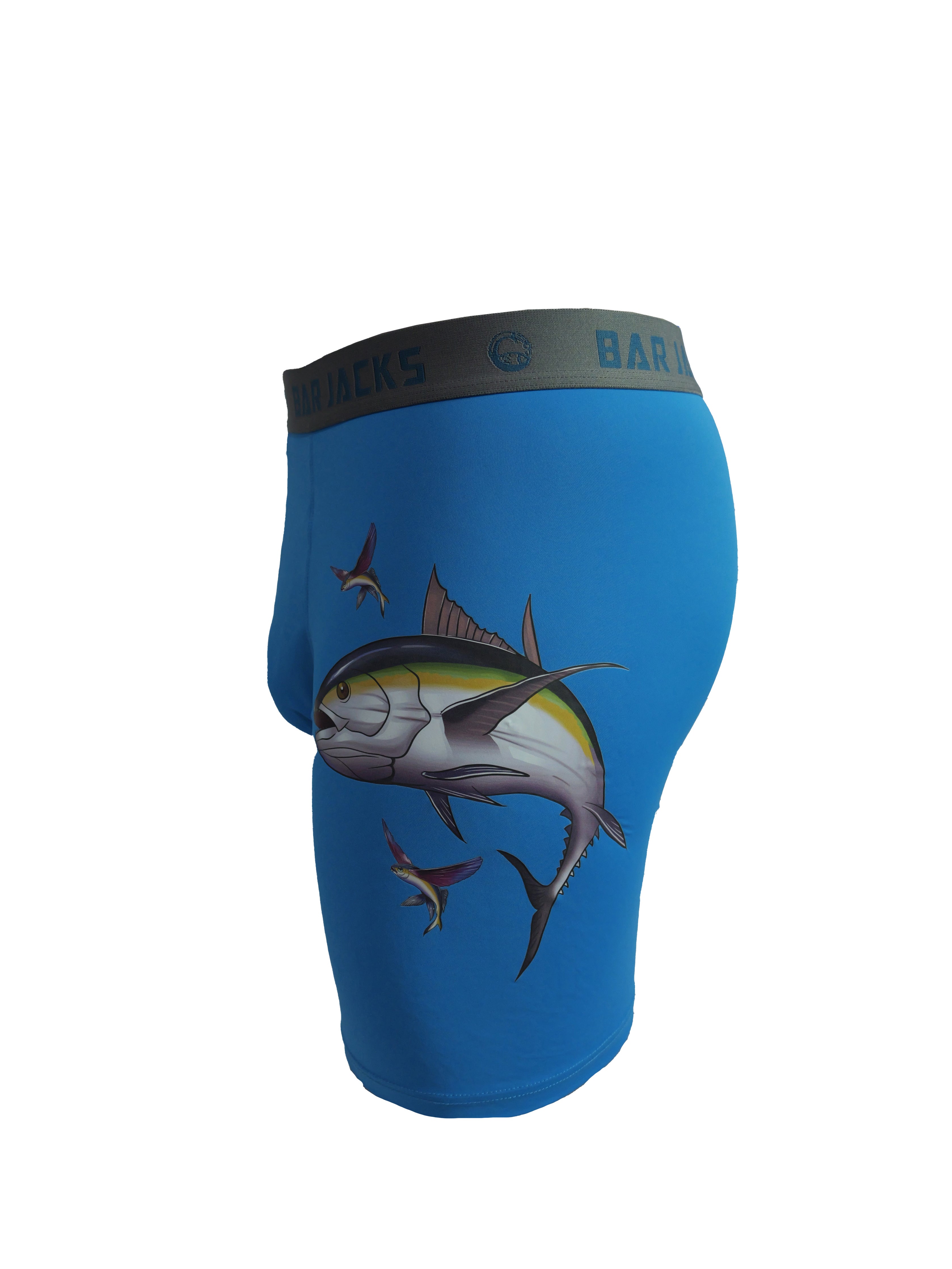 Men's Fast Drying Boxer Briefs - For Fishing, Swimming, Diving, and more!