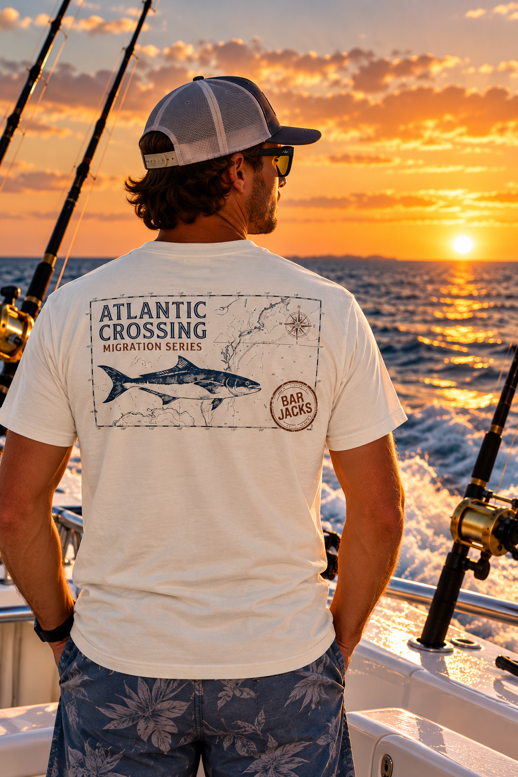 Atlantic Crossing Cobia Cotton Tee