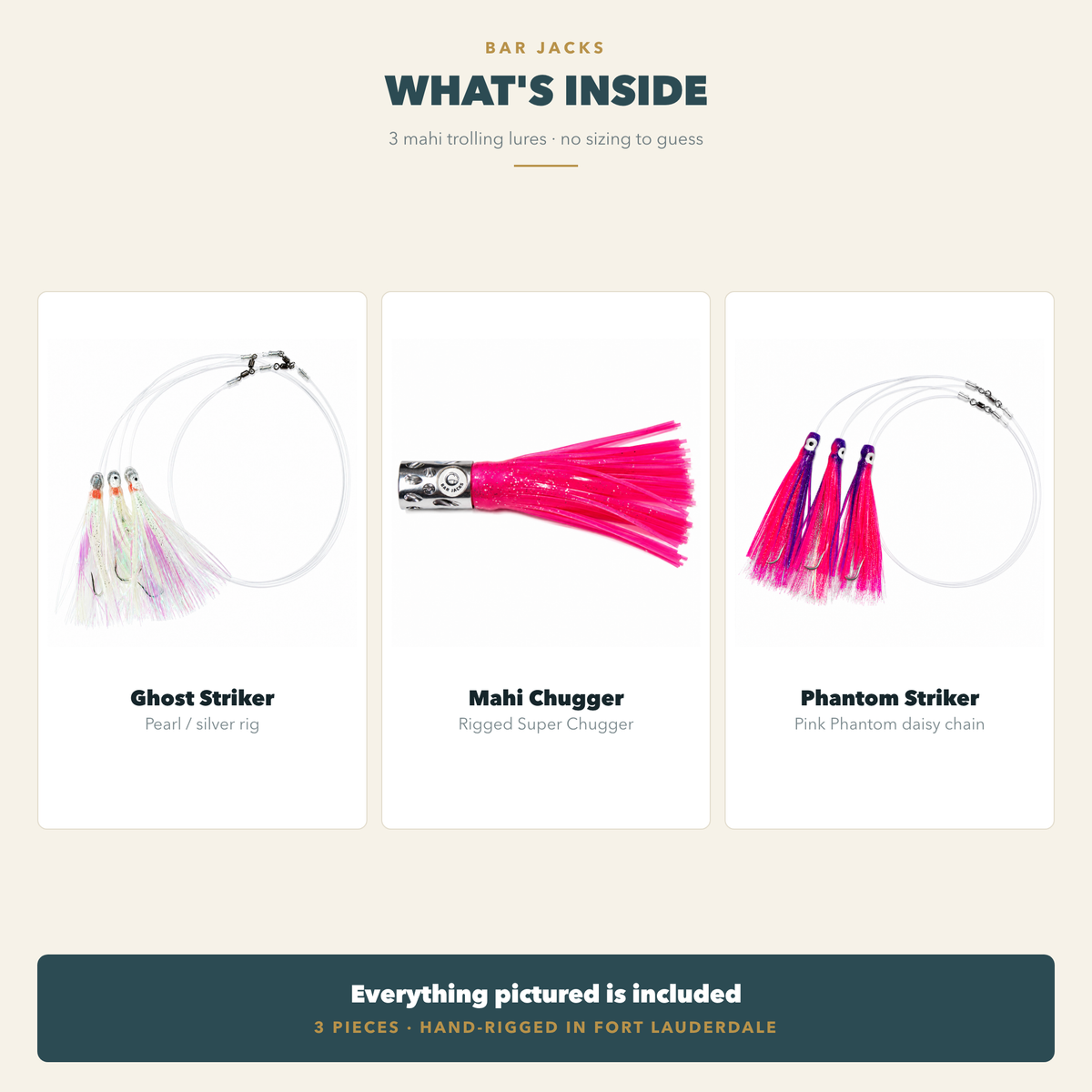 What's inside the Mahi Strike Kit — Ghost Striker, Mahi Chugger and Phantom Striker